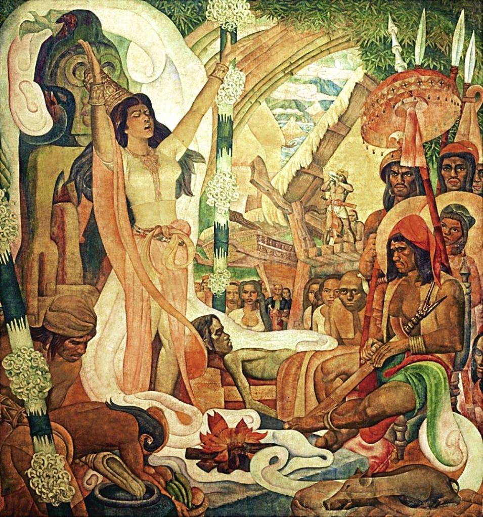 Detail of Mural “History of Philippine Medicine” by Carlos “Botong” Francisco